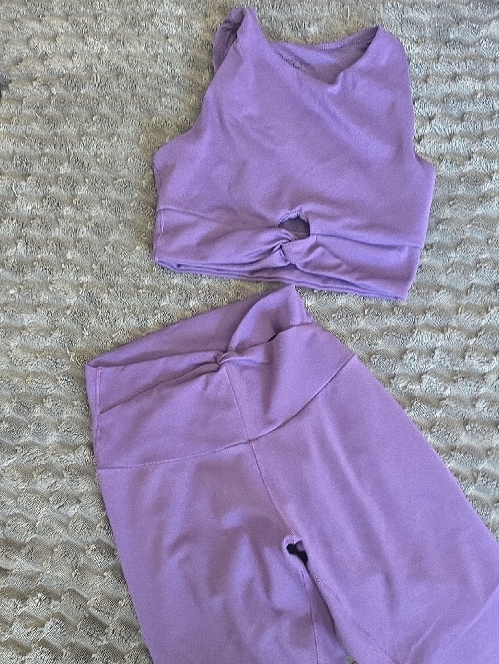 Jessica Simpson Purple Active Set